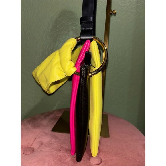 Marni Two-Toned  Pink & Yellow Harp Shoulder Bag with Dust Bag - Picture 4 of 13